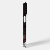 Blase Gummi Diva in blauem Satin Case-Mate iPhone Hülle (Rückseite / Rechts)