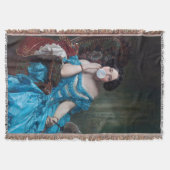 Blase Gummi Diva in blauem Satin Decke (Vorderseite)