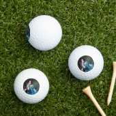 Blase Gummi Diva in blauem Satin Golfball (Insitu Gras)