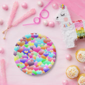 Blase Hearts Dark Pappteller (Party)