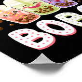 Blase Ich bin nur für den Bobas Tee hier Poster (Ecke)