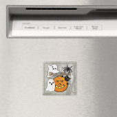 Blase im nächtlichen Halloween Magnet (In Situ (Geschirrspüler))