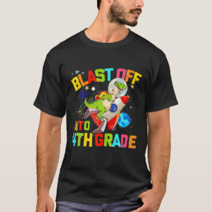 Blase in den 4. Klasse Dinosaurier Astronauten zur T-Shirt