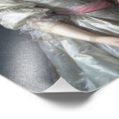 Blase Kaugummi diva du Barry Fotodruck (Ecke)