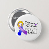 Blase Krebs Band Jemand I Liebe Button (Vorne & Hinten)