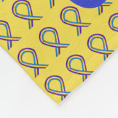 Blase Krebs Bewusstsein Band weich Chemo Blanket Fleecedecke (Ecke)