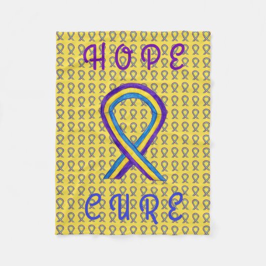 Blase Krebs Bewusstsein Band weich Chemo Blanket Fleecedecke (Vorderseite)