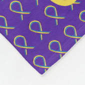 Blase Krebs Bewusstsein Band weich Chemo Blanket Fleecedecke (Ecke)