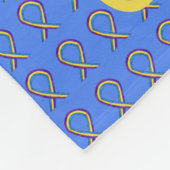 Blase Krebs Bewusstsein Band weich Chemo Blanket Fleecedecke (Ecke)
