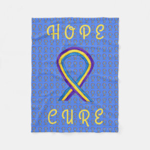 Blase Krebs Bewusstsein Band weich Chemo Blanket Fleecedecke