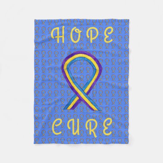 Blase Krebs Bewusstsein Band weich Chemo Blanket Fleecedecke (Vorderseite)