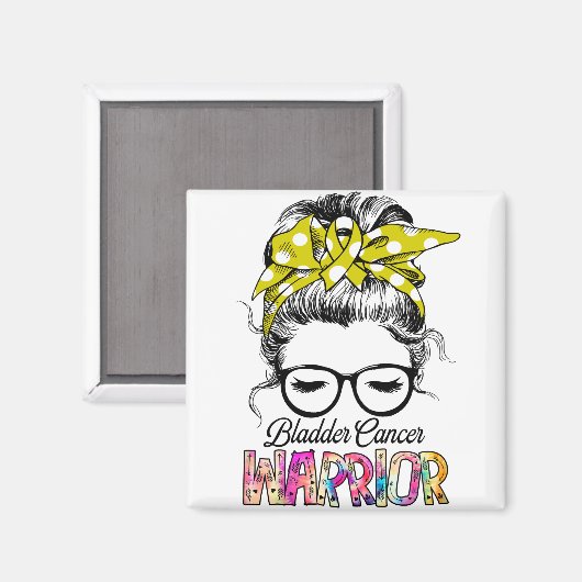 Blase Krebs Bewusstsein Monat Band Geschenke Magnet (Vorderseite/Rückseite)