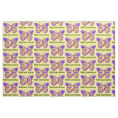Blase Krebs Bewusstseinsschmetterling Stoff (Fat Quarter (45,7 x 55,9 cm))