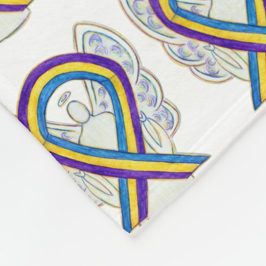 Blase Krebs Engel Bewusstsein Band weiche Blanket Fleecedecke (Ecke)