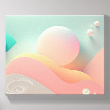 Blase Light - Abstrakter Pastel-Pop