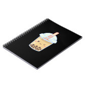 Blase Milk Tee Boba Niedlich Notizblock (Linke Seite)