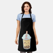 Blase Milk Tee Boba Niedlich Schürze (Getragen)