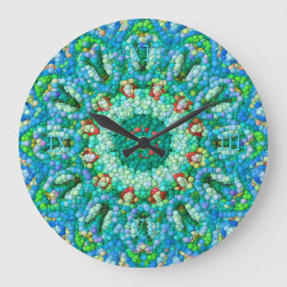 Blase-Mosaik Uhr I