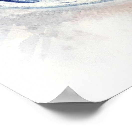 Blase Off In Space "Earth" Plakatdruck Poster (Ecke)