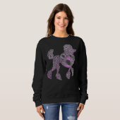 Blase Poodle Pink Sweatshirt (Vorne ganz)