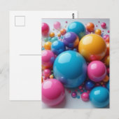 Blase Postkarte (Vorne/Hinten)