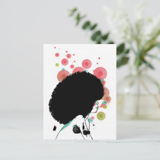 Blase Postkarte (Stehend Vorderseite)