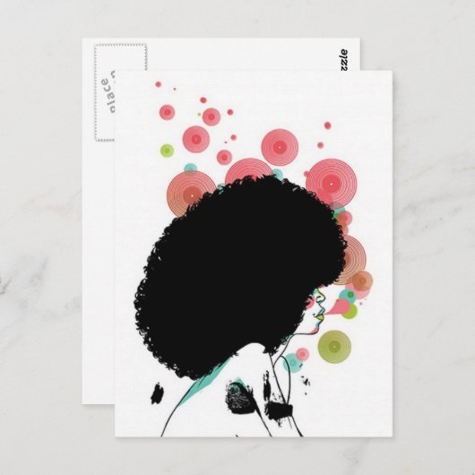 Blase Postkarte (Vorne/Hinten)