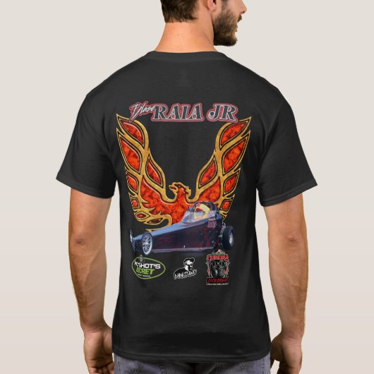 Blase Raia Jr Junior Drag Racing T-Shirt (Rückseite)