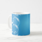 Blase und Sprechblase Kaffeetasse (Vorderseite Links)