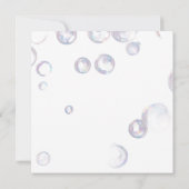 Blase Unicorn Einladung (Rückseite)