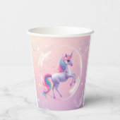Blase Unicorn Pappbecher (Rückseite)