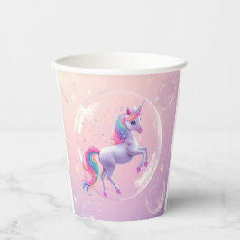 Blase Unicorn Pappbecher