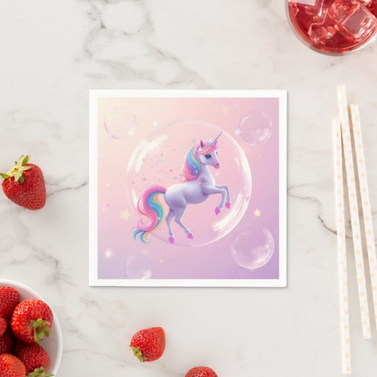 Blase Unicorn Serviette (Beispiel)