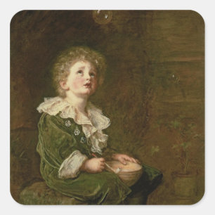 Blasen, 1886 quadratischer aufkleber