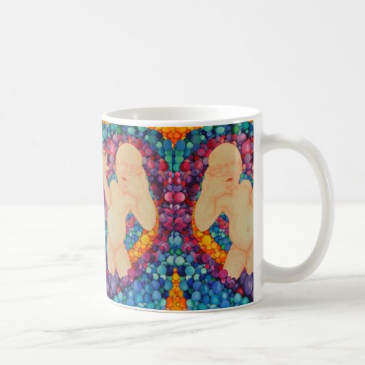 Blasen Art Design Tasse (Rechts)