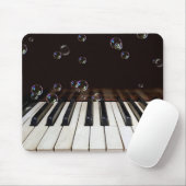 Blasen auf dem Piano Keyboard Mouse Pad Mousepad (Mit Mouse)