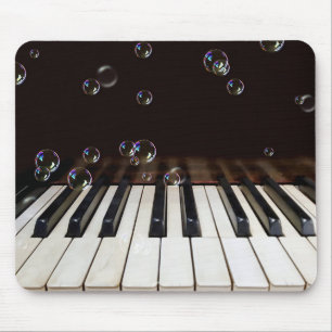 Blasen auf dem Piano Keyboard Mouse Pad Mousepad
