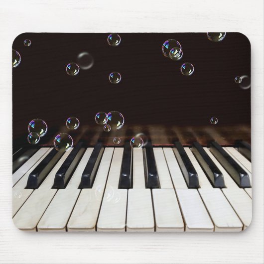 Blasen auf dem Piano Keyboard Mouse Pad Mousepad (Vorne)