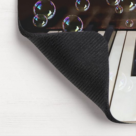 Blasen auf der Piano Keyboard Quotiermaus Mousepad (Ecke)
