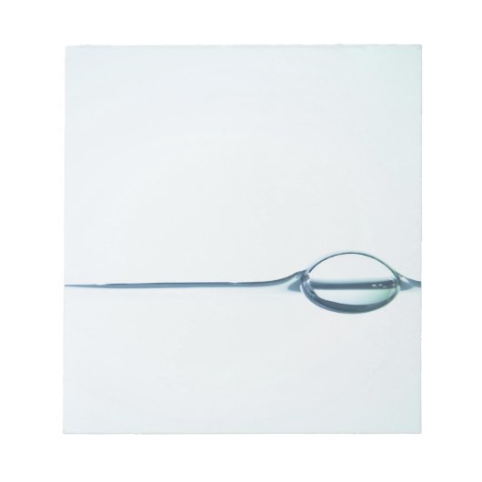 Blasen auf der Wasseroberfläche Notizblock (Vorderseite)