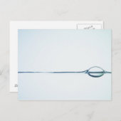 Blasen auf der Wasseroberfläche Postkarte (Vorne/Hinten)