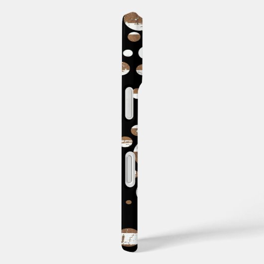 Blasen auf schwarz Case-Mate iPhone hülle (Rückseite / Rechts)