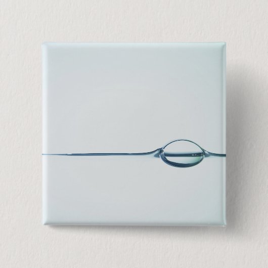 Blasen auf Wasser-Oberfläche Button (Vorderseite)