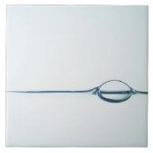 Blasen auf Wasser-Oberfläche Fliese (Vorderseite)