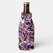 Blasen aus Farbglas oder wertvollen Steinen? Flaschenkühler (Flaschenvorderseite)