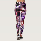 Blasen aus Farbglas oder wertvollen Steinen? Leggings (Rückseite)