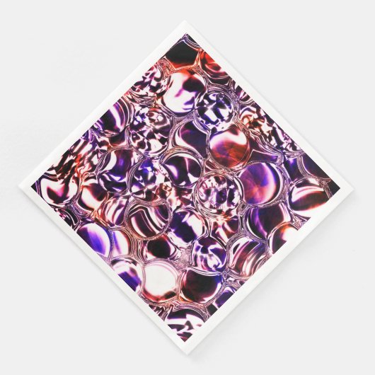 Blasen aus Farbglas oder wertvollen Steinen? Serviette (Ecke)