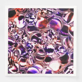 Blasen aus Farbglas oder wertvollen Steinen? Serviette (Vorderseite)