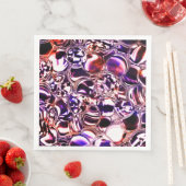 Blasen aus Farbglas oder wertvollen Steinen? Serviette (Beispiel)