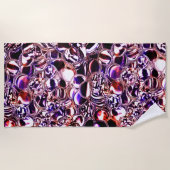 Blasen aus Farbglas oder wertvollen Steinen? Strandtuch (Vorderseite)